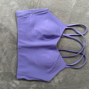 Lululemon Purple Strappy Sports Bra